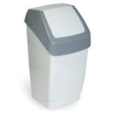 Ведро-контейнер 15 л, с крышкой (качающейся), для мусора, "Хапс",IDEA