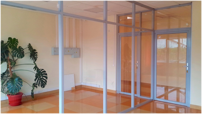 Перегородка одинарный витраж (цена за 1 кв.м)