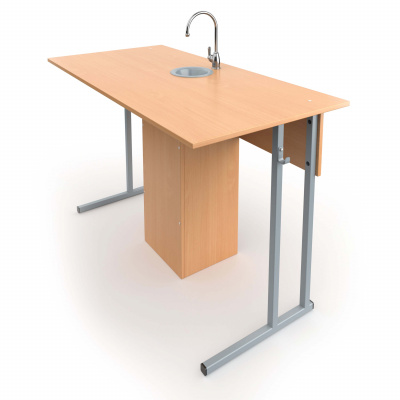 Стол ученический лабораторный с сантехникой "Стандарт"