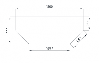 Столешница стола приставного V-1.9.1С