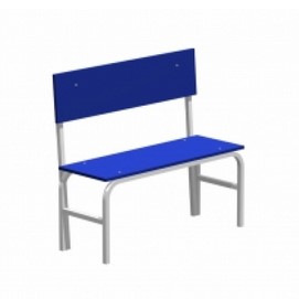 Скамья гардеробная со спинкой (ЛДСП) 1000х375х850