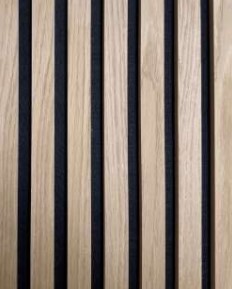 Декоративная реечная панель Woodnel Размер L шпон дуба (под покраску)
