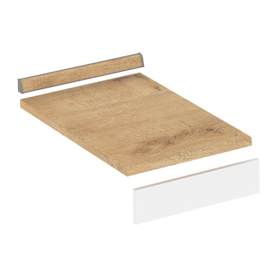 Столешница с цоколем и плинтусом настольным STM 460