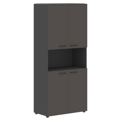 Шкаф с 2-мя комплектами глухих малых дверей JHC 85.4