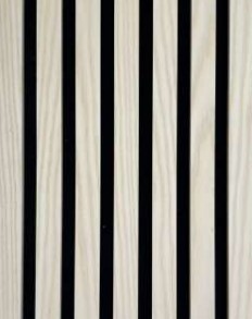 Декоративная реечная панель Woodnel Размер S шпон ясеня (под покраску)