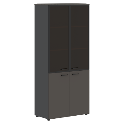 Шкаф комбинированный с дверьми в металлической рамке JHC 85.7