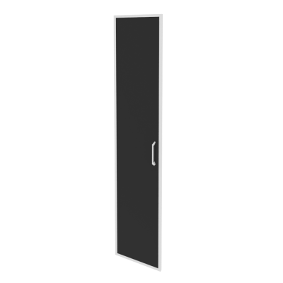 Дверь стекло в раме высокая левая O.SR-1(L) black