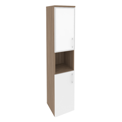 Шкаф высокий узкий левый O.SU-1.4R(L) white