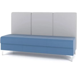 Трехместный диван без подл. с высокой  спинкой M6-3D2