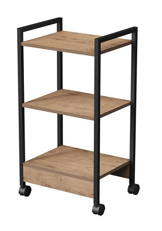 Стеллаж мобильный, 3 полки Симпл 14СНМ3.4584