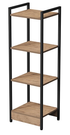 Стеллаж  средний, 4 полки Симпл 14СС4.4012