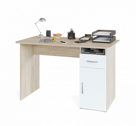 Стол письменный со встроенной тумбой СПМ-03.1