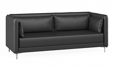 Трехместный диван Графит низкий (подушки-подлокотники не входят в комплект)
