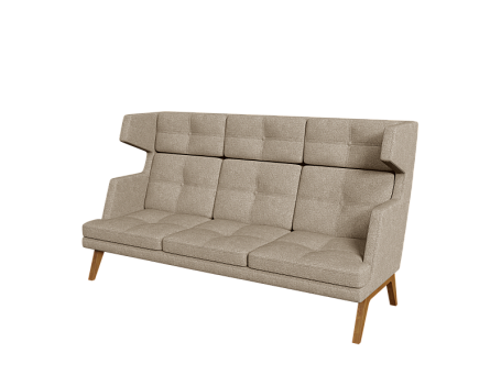 Диван 3-х местный высокий Беверли Bev3H