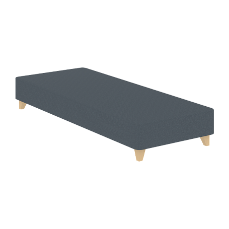 Кровать Бокс спринг со светлыми опорами BSL 820