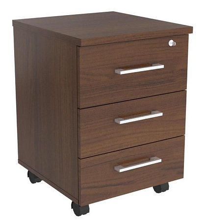 Тумба подкатная 3 ящика с центральным замком 19300