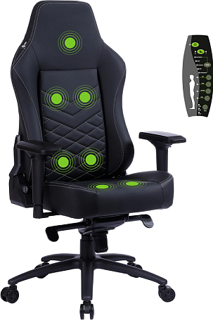 Кресло игровое Cactus CS-CHR-0112 с вибромассажем